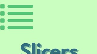 Using Slicers in Excel to Filter [upl. by Lecram]