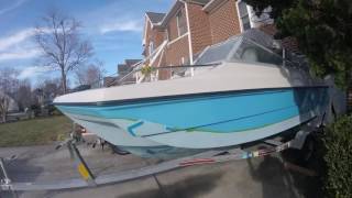 Boat Restoration Sanding Thunderbird Tri Hull Sunny Daze Episode 15 [upl. by Coughlin965]