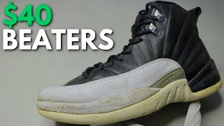 TRASHED Jordan 12 Full Restoration 40 Playoff Beaters [upl. by Hau427]