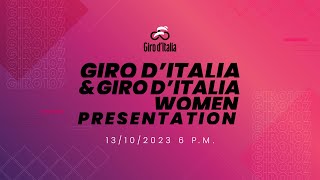 Giro d’Italia amp Giro d’Italia Women 2024 Presentation [upl. by Sarat]