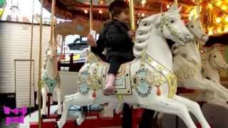 Manege cheveaux de bois off ride jour foire dostende 2013 be par spinfly [upl. by Abrahams]