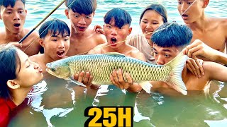 Anh Ba Phải  Thử Thách 25H Cắm Trại Câu Cá  Fishing camping [upl. by Eriha752]