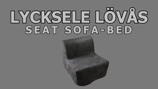 How to build  Ikea LYCKSELE LÖVÅS Seat SofaBed Assembly Put It Together [upl. by Cordelia]