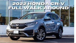 2022 Honda CRV Full Walk Around  Review  Interior  Exterior  Features  Storage [upl. by Ahsinej98]