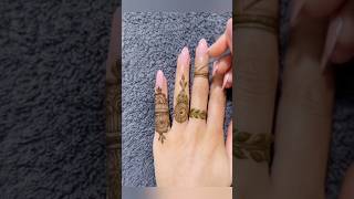 New finger mehndi design ideasyoutubeshorts shots viralvideo art mehandi [upl. by Gnehp]