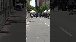 Israel Day Parade New York City Intense Security NYC 2024 June 2 Unedited Real Sounds [upl. by Ramon688]