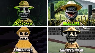 Zoonomaly  Original VS Minecraft VS Poppy Playtime VS Garrys Mod  Zoonomaly Different Universes [upl. by Anidem]