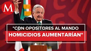 Masacres de ahora ya no las comete el Estado “es una gran diferencia” dice AMLO [upl. by Anihsat711]