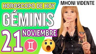 💲TU SERÁS EL PROXIMO MILLONARIO 🤑MHONI VIDENTE 🔮 Horóscopo de hoy GÉMINIS 21 de NOVIEMBRE 2024 ❤️ [upl. by Sitsuj]