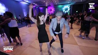 Lucas Pratt amp Andréanne Dion  social dancing  SAN FRANCISCO SBK 2019 [upl. by Enitsugua]