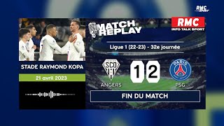 Angers 12 PSG  Paris se rapproche du titre Angers de la Ligue 2… Le goal replay du match [upl. by Llecrup]