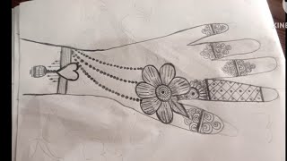 viral Mehandi ka design simple mehandi ka design easy way Mein Lagaye mehandi [upl. by Niwroc]