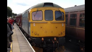 Wensleydale Railway  Classes 33 14 143 121  Breakdown  290524  HD [upl. by Sinnel]