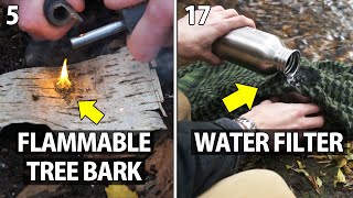 50 Wilderness Survival amp Camping Tips [upl. by Azne]