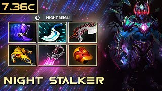 OFFLANE MIND CONTROL NIGHT STALKER 736  Dota2 4K [upl. by Argus]