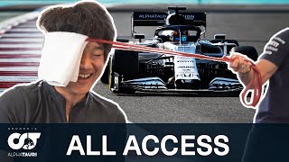 Yuki Tsunoda  ALL ACCESS  Behind the Scenes in Abu Dhabi [upl. by Dwane494]