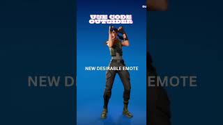 NEW DESIRABLE EMOTE CHAPTER 2 REMIX FORTNITE ITEMSHOP SHORTS FORTNITE FORTNITECLIPS FN FNBR [upl. by Bubb]