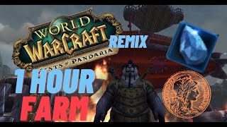 How much bronze can you farm in 1hour without any exploits like frogs WoW MoP Remix [upl. by Pretrice640]