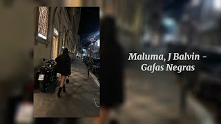 Gafas Negras  Maluma J Balvin Sped Up [upl. by Hawkins621]