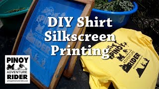 DIY Shirt Silkscreen Printing from Start to Finish in just 8 Minutes [upl. by Anor]