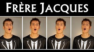 Frère Jacques French nursery rhyme  Barbershop quartet [upl. by Valenka]