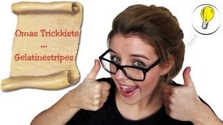 Gelatinestripes gegen Mitesser Omas Trickkiste  Lovethecosmetics [upl. by Langille]