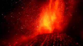 Etna volcano paroxysm at New SE crater  lava fountains [upl. by Atteugram]