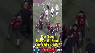 Agree or Disagree With High School Football Officials Flagging This Block 2024highschoolfootball [upl. by Cockburn787]