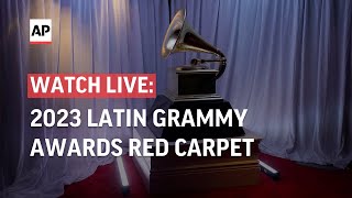 Latin Grammy 2023 Watch live as stars arrive on the red carpet en vivo [upl. by Abil]