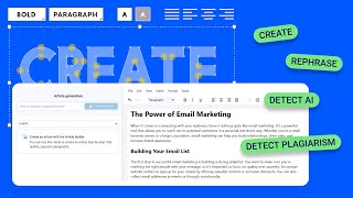 How to Use the New AI Text Editor amp Article Builder for Enhanced Writing Assistance [upl. by Yennep]
