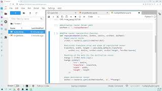 How to reproject single and multiple rasters with Python and Rasterio  Tutorial [upl. by Janey14]