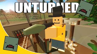 Unturned Funny Moments With Friends  The Prison [upl. by Grace]