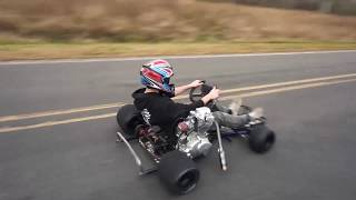 200cc Shifter Kart Top Speed Run 70 mph [upl. by Nireves485]