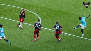 INSANE angle of Jeremy Doku’s goal vs Fulham  51024 [upl. by Charis]