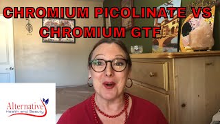 Chromium Picolinate vs Chromium GTF  Glucose Tolerance Factor  Video [upl. by Cirdahc992]