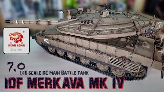 Heng Long IDF Merkava MK IV 116 Scale RC Main Battle Tank [upl. by Osana]