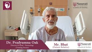 Patient Experience with Dr Pradyumna Oak  Mr Bhat  Mumbai [upl. by Frech172]