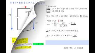 Reihenschaltung von Widerständen neu [upl. by Joice]