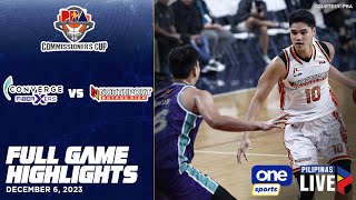 NorthPort vs Converge highlights  PBA Season 48 Commissioners Cup  Dec 6 2023 [upl. by Assirod]