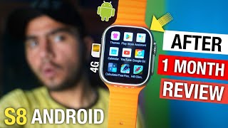 Dont Buy  😡  S8 4G Android Ultra ⚡ 1 Month Usage Review 😳  Android Smart Watch ⌚  Watch [upl. by Ruzich]