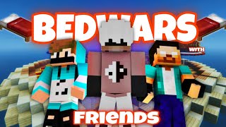 playing bedwars with friends😀  theherobrinegamerz3230  GGMCOP minecraft gaming [upl. by Season]