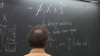 Topology  Bruno Zimmerman  Lecture 01 [upl. by Nim48]