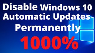 How to Disable Windows 10 Automatic Update Permanently  Stop Windows 10 Update in Hindi 2022 [upl. by Braasch]