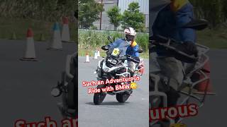 BMW R1250GS Adventure meets motogymkhana bmw r1250rs Mr Yamaguchis Great Ride [upl. by Attenrev]