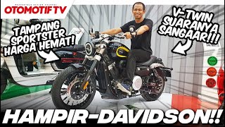 TAMPANG SPORTSTER BANGET MESIN VTWIN HARGA MURAH INI DIA KEEWAY BENDA V252C l Otomotif TV [upl. by Sonja]