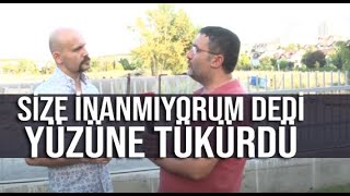 Beyaz TV muhabiri Levent Kelleci Atalay Demircinin yüzüne tükürdü [upl. by Denna]