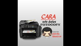 Printer epson L1455 fotocopy auto duplex [upl. by Oirasor]