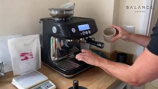 How to Make the Perfect Espresso on a Sage Coffee Machine [upl. by Yssak]