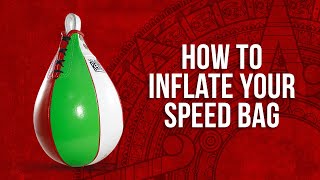 Cleto Reyes How to inflate your speed bag for the first time [upl. by Reitman]