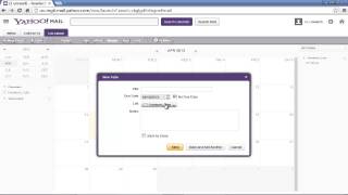 How to Use Yahoo Calendar [upl. by Crotty963]